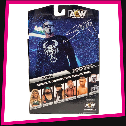 Sting - 1 Of 5000 Chase Edition AEW Unmatched Collection: Series 2 Luminaries #16 Jazwares