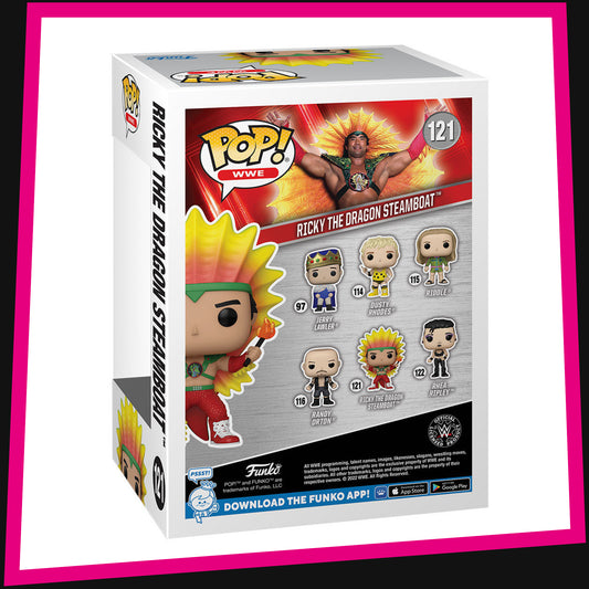 Ricky The Dragon Steamboat - WWE #121 Funko POP! 3.75"