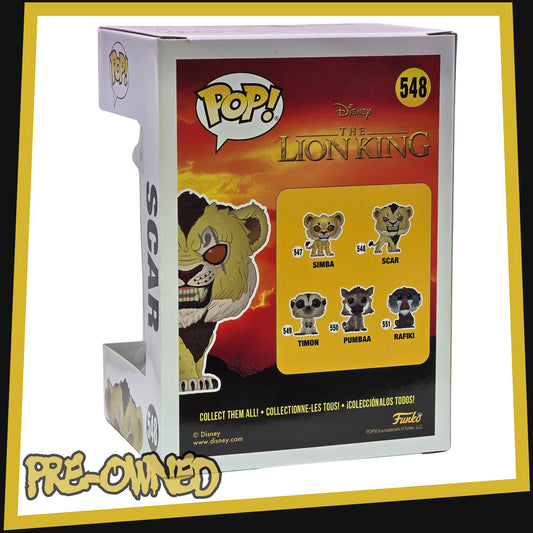 Scar - The Lion King #548 Funko POP! Disney Vinyl 3.75"