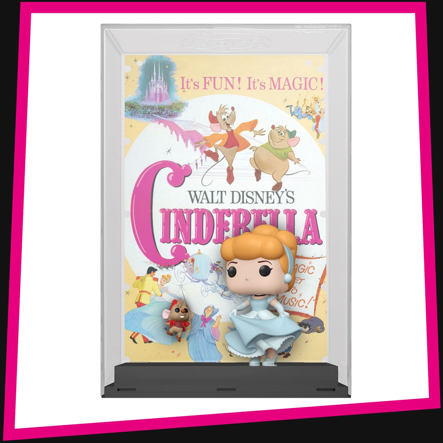 Cinderella With Jaq - Disney 100th Anniversary #12 Movie Poster Funko POP! Vinyl