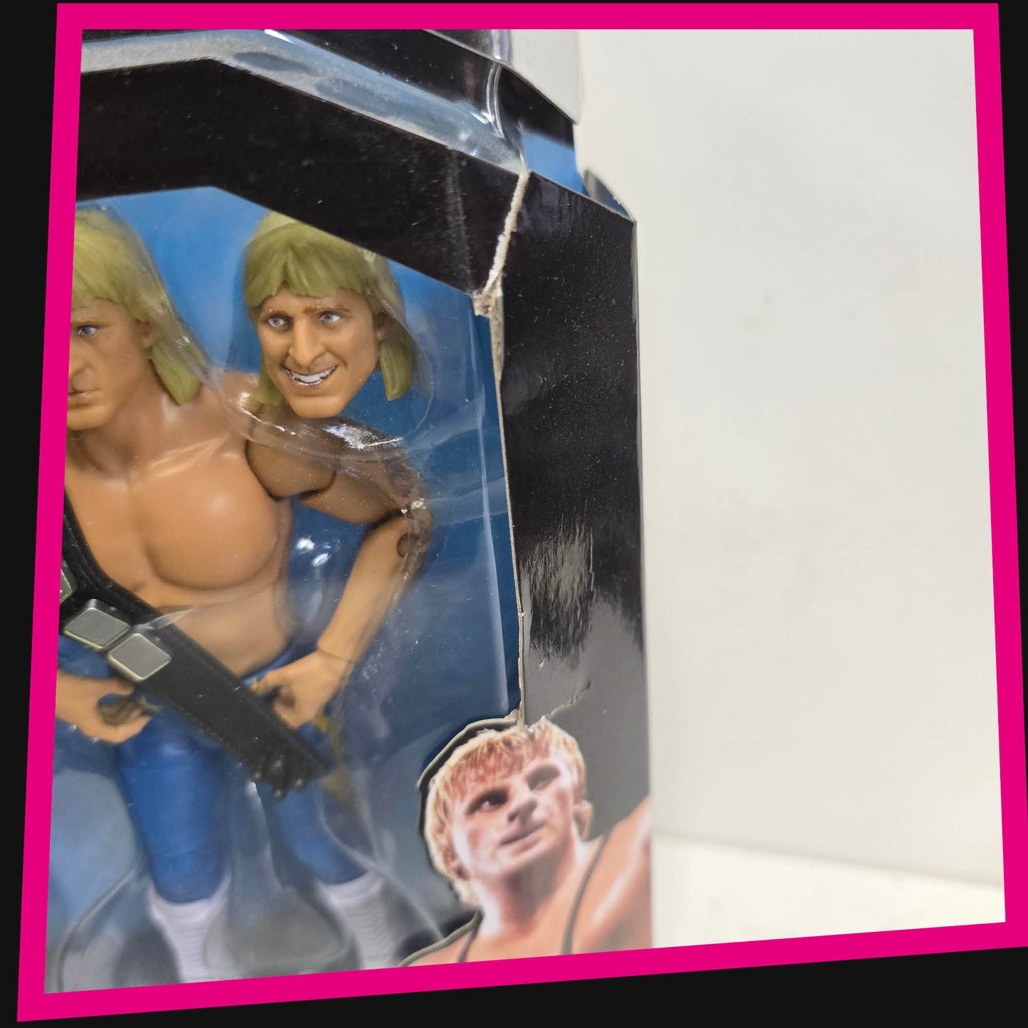 Owen Hart - 1 of 5000 Chase Edition AEW Unmatched Collection: Series 6 #47 Jazwares *DAMAGED BOX*