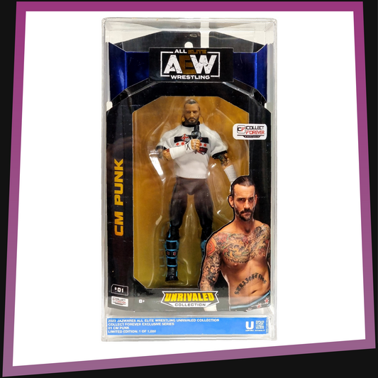 CM Punk - 1/1000 AEW Collect Forever Slabbed Exclusive #01 Jazwares