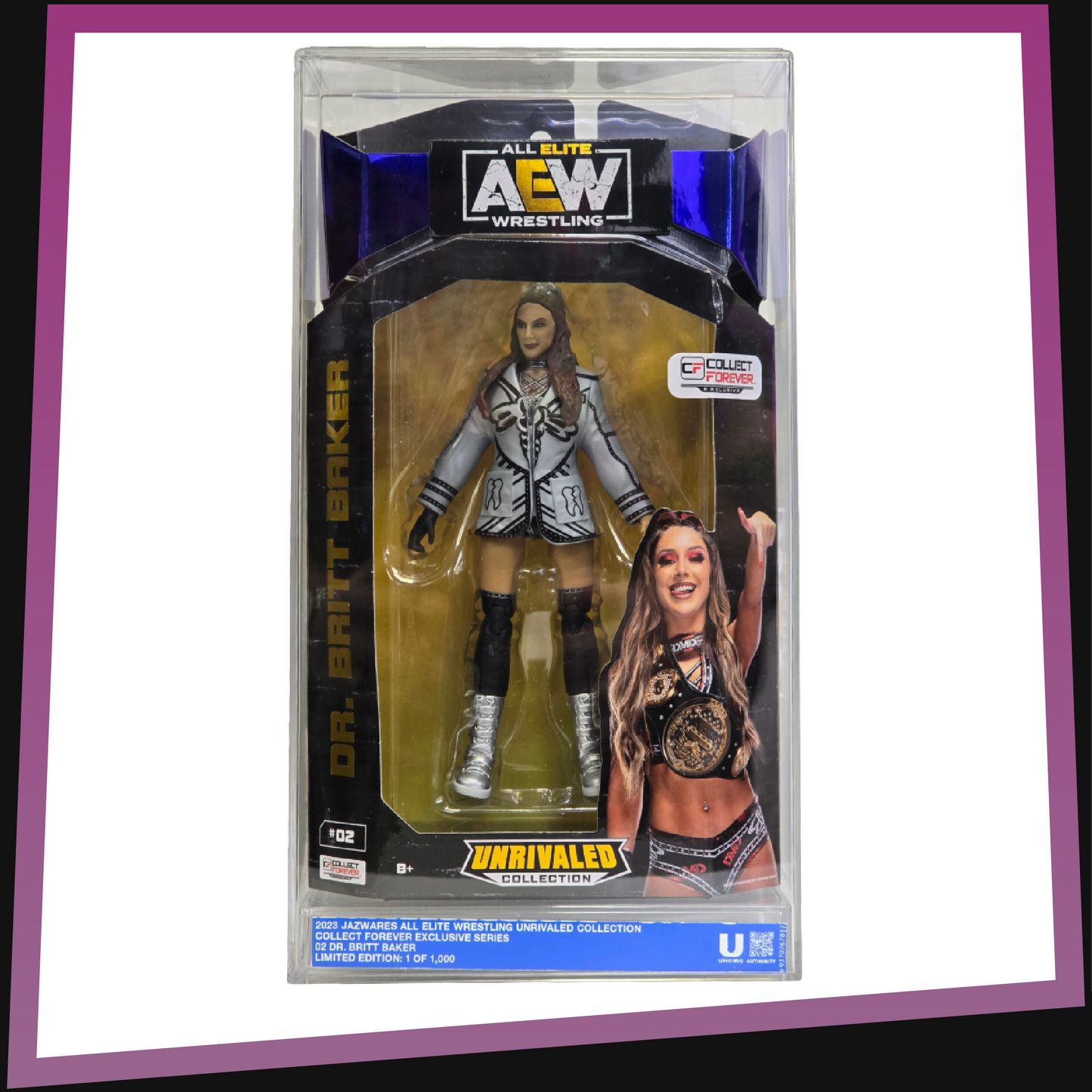 Britt Baker - 1/1000 AEW Collect Forever Slabbed Exclusive #02 Jazwares