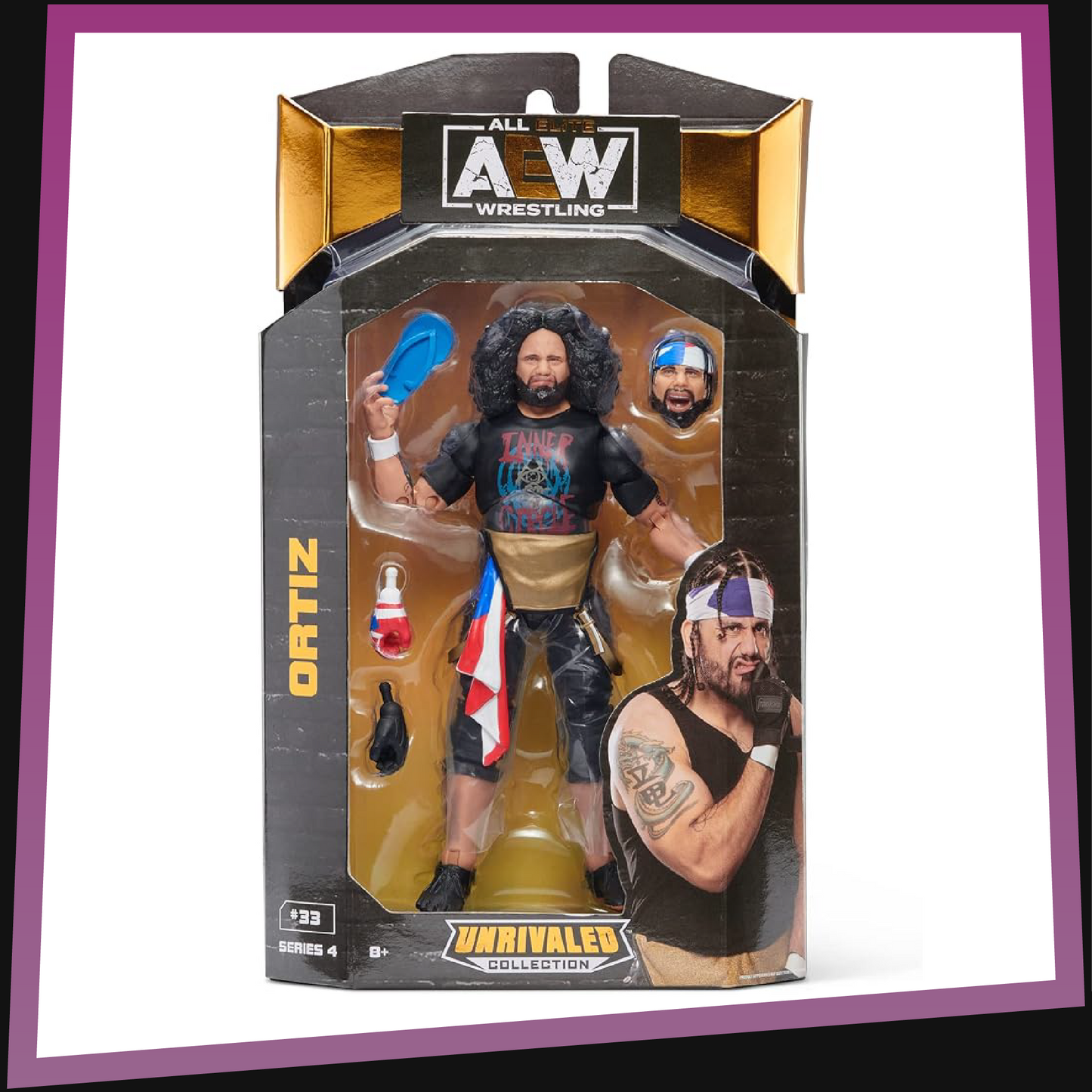 Ortiz - AEW Unrivaled Collection: Series 4 #33 Jazwares