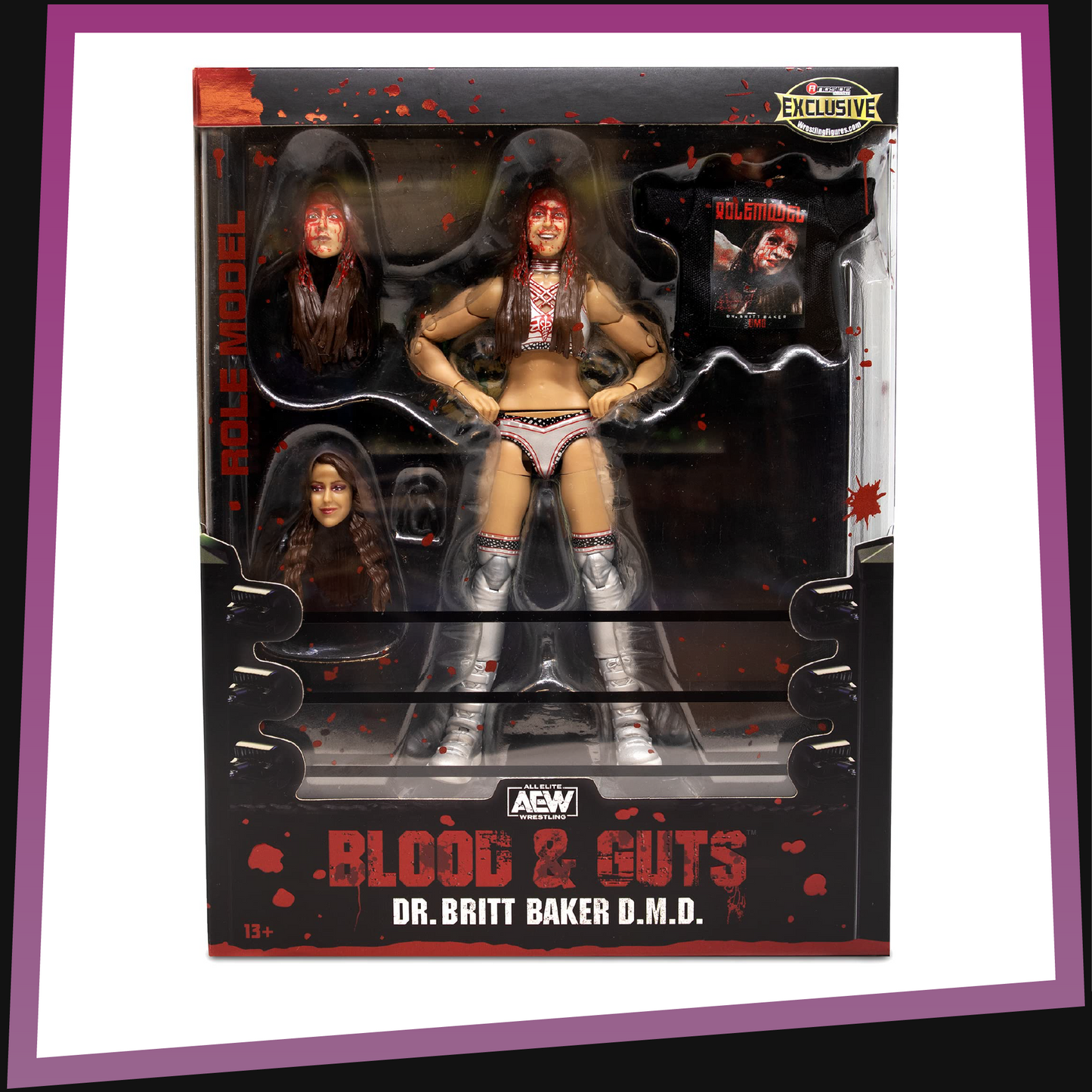 Dr. Britt Baker D.M.D Blood & Guts - Ringside Collectibles Exclusive AEW Unrivaled Collection #61 Jazwares