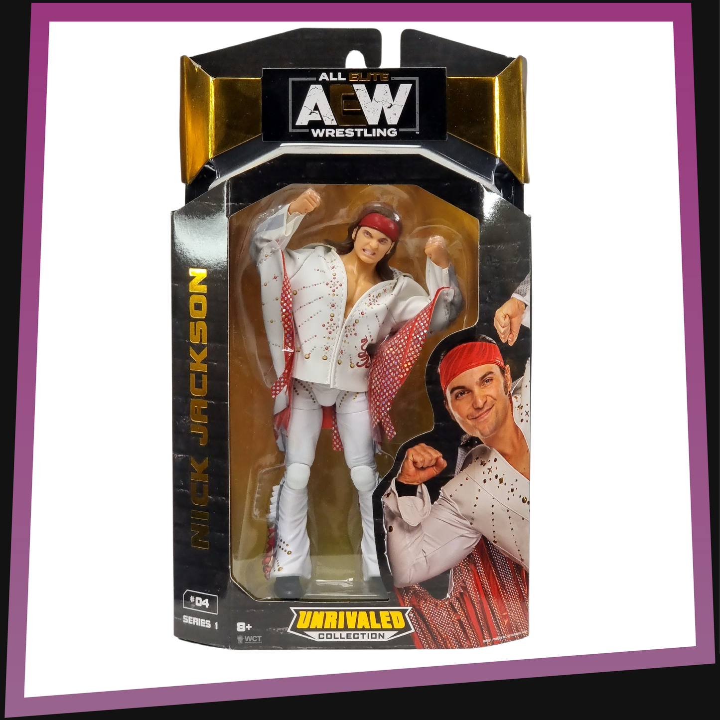 Nick Jackson - AEW Unrivaled Collection: Series 1 #04 Jazwares *BOX DAMAGE*
