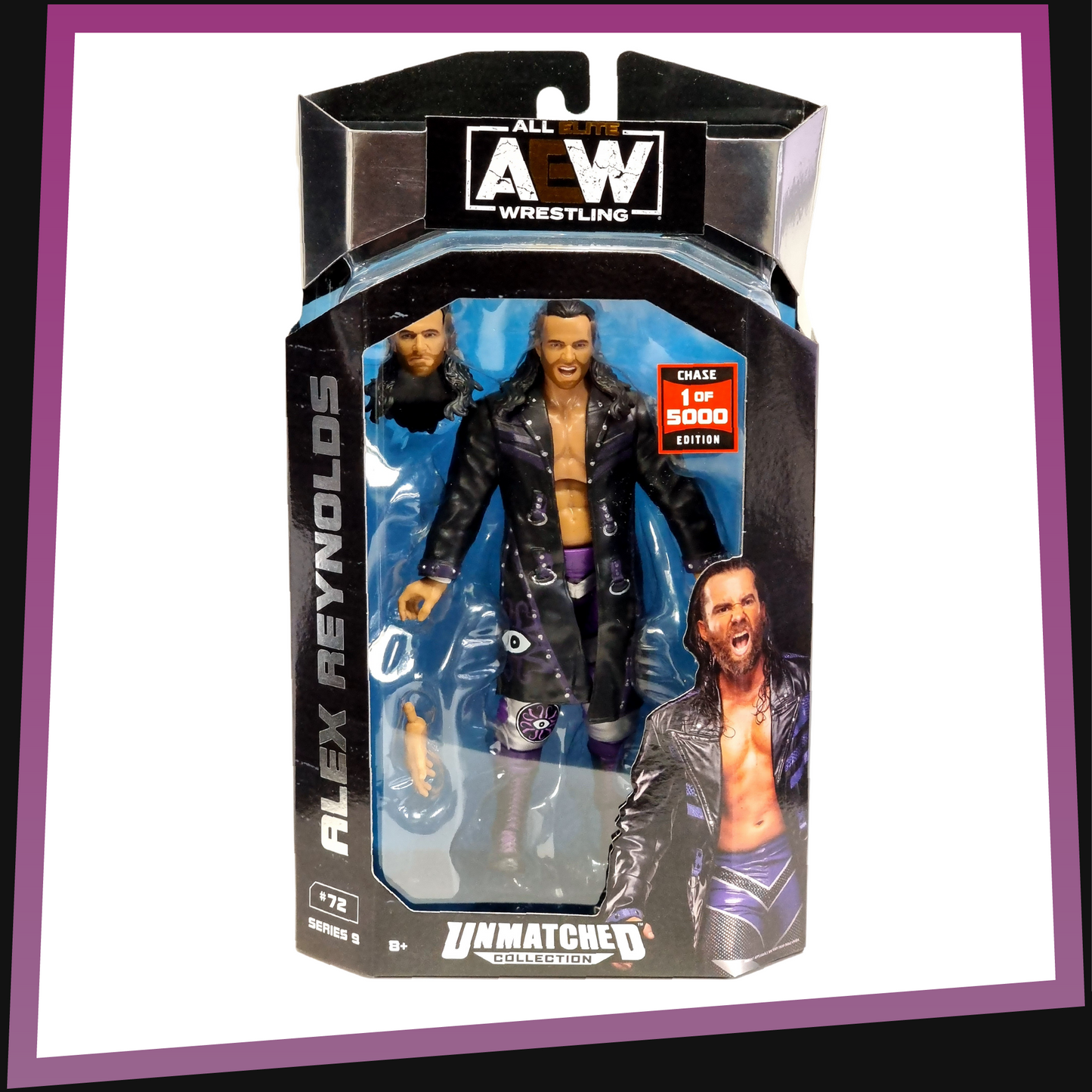 Alex Reynolds - Chase 1/5000 Edition AEW Unmatched Collection: Series 9 #72 Jazwares