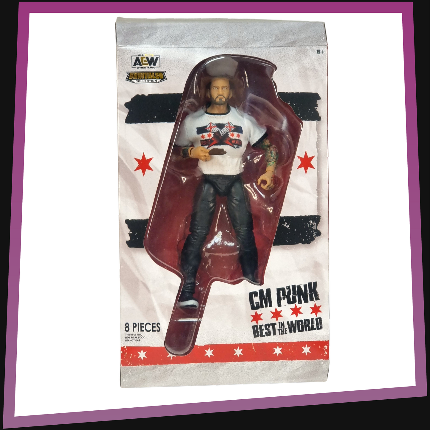 CM Punk First Dance - Ringside Collectibles Exclusive AEW Unrivaled Collection #93 Jazwares