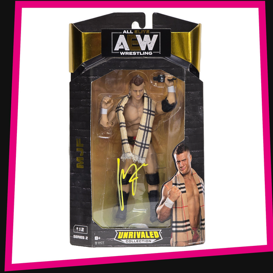 Hand Signed MJF - AEW Unrivaled Collection: Series 2 #12 Jazwares Autograph