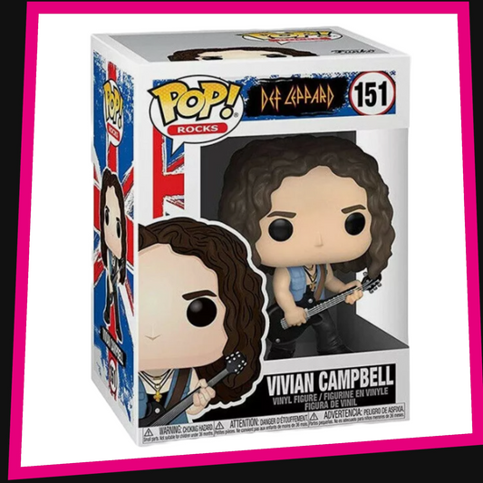 Vivian Campbell - Def Leppard #151 Funko POP! Rocks 3.75"