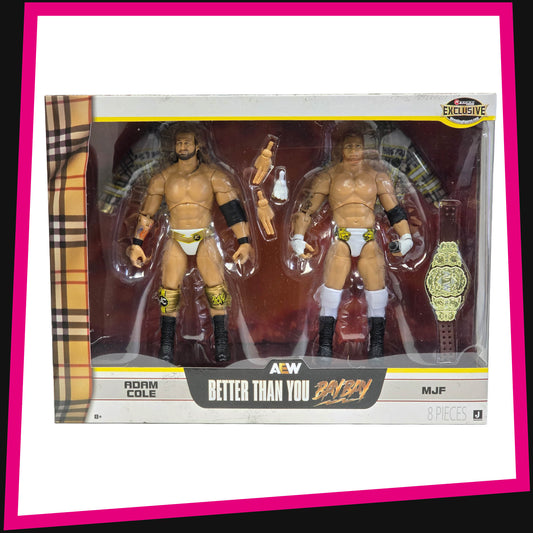 Adam Cole & MJF (Better Than You Baby) - Ringside Collectibles Exclusive AEW Jazwares