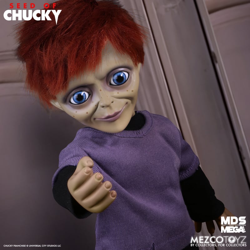Glen - Seed Of Chucky Mezco Designer Series Mega Scale Talking Doll 15"