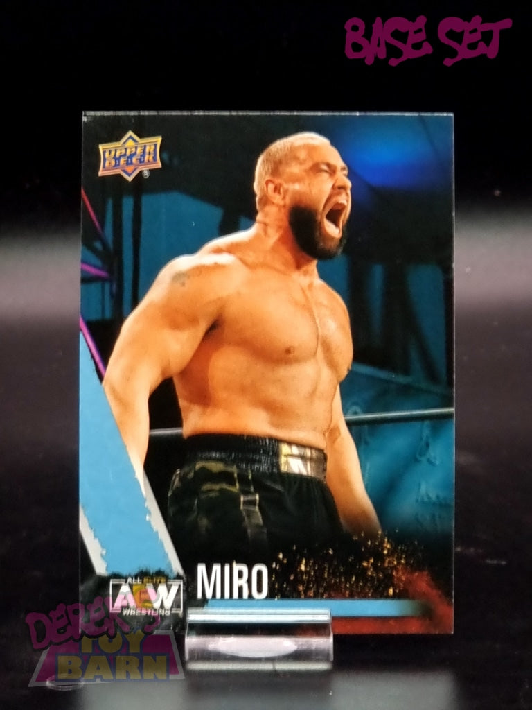Aew Upper Deck 1St Edition 2021 Base Set Single Card #09 Miro