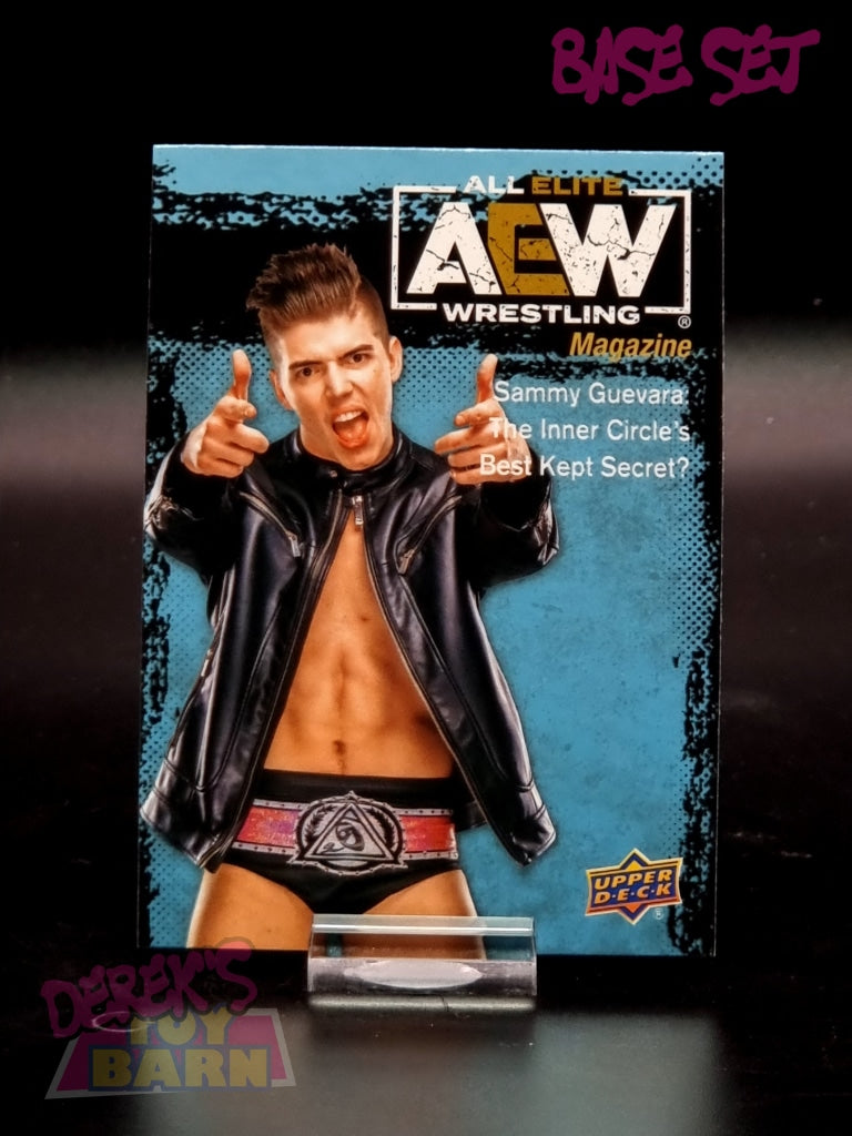 Aew Upper Deck 1St Edition 2021 Base Set Single Card #100 Sammy Guevara - Magazine