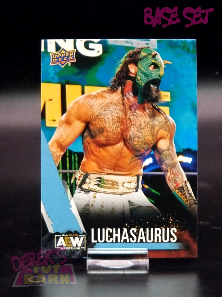 Aew Upper Deck 1St Edition 2021 Base Set Single Card #46 Luchasaurus