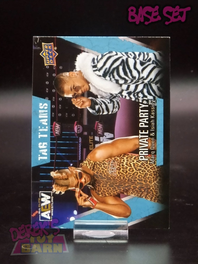 Aew Upper Deck 1St Edition 2021 Base Set Single Card #68 Marq Quen/isiah Kassidy - Tag Teams