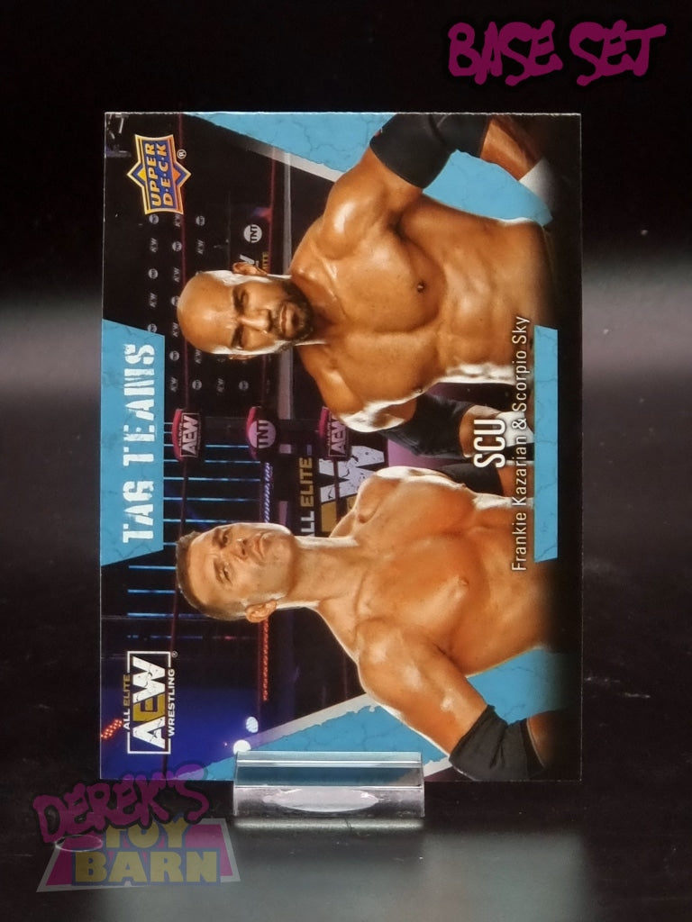 Aew Upper Deck 1St Edition 2021 Base Set Single Card #69 Frankie Kazarian/scorpio Sky - Tag Teams