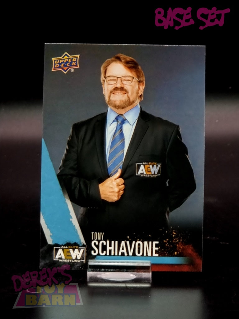 Aew Upper Deck 1St Edition 2021 Base Set Single Card #79 Tony Schiavone - Crew