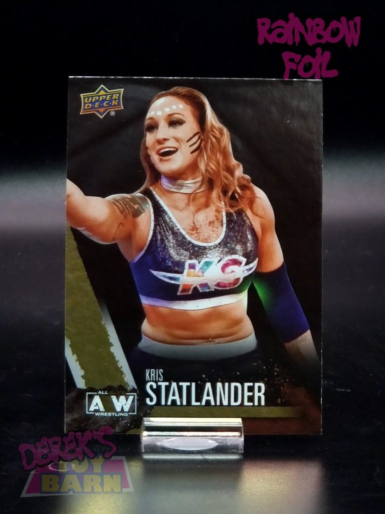 Aew Upper Deck 1St Edition 2021 Rainbow Foil Set Single Card #02 Kris Statlander