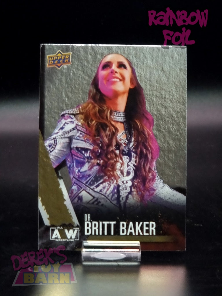 Aew Upper Deck 1St Edition 2021 Rainbow Foil Set Single Card #11 Dr. Britt Baker
