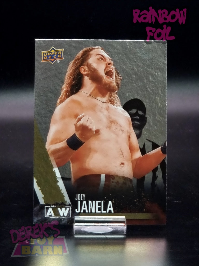 Aew Upper Deck 1St Edition 2021 Rainbow Foil Set Single Card # 12 Joey Janela