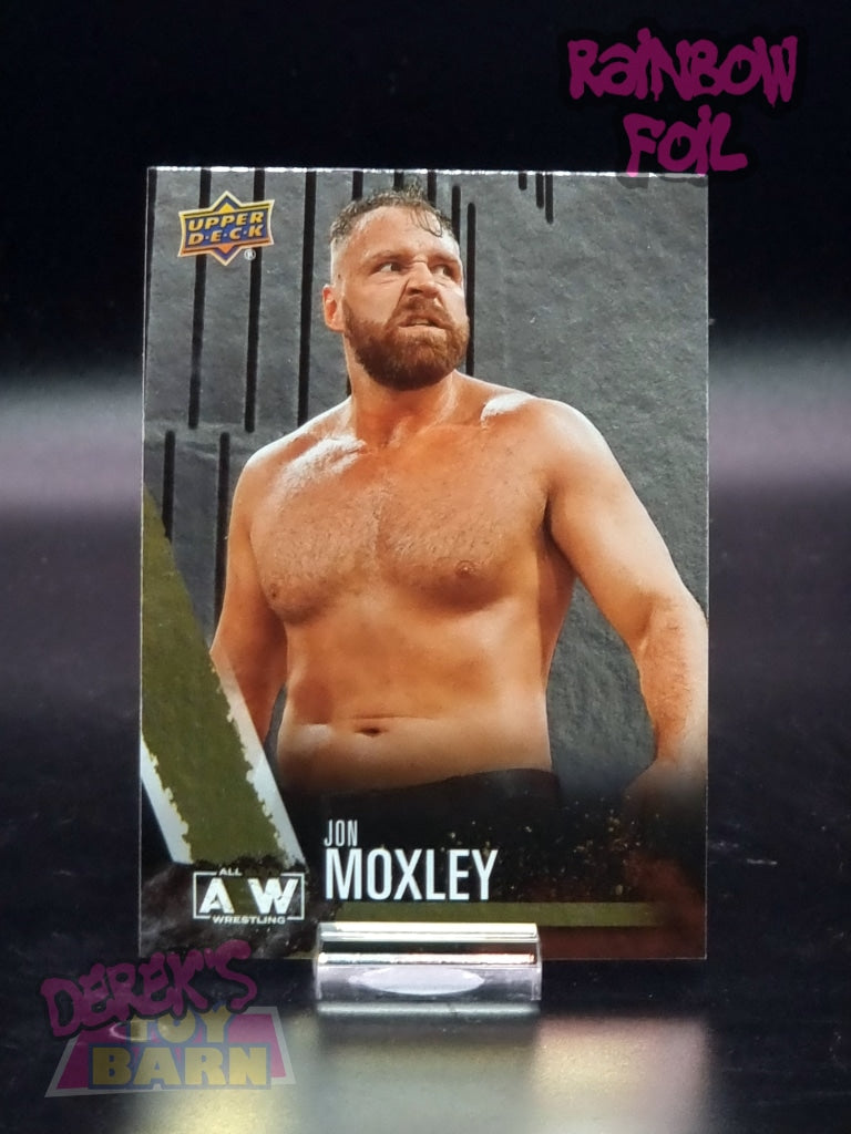 Aew Upper Deck 1St Edition 2021 Rainbow Foil Set Single Card #13 Jon Moxley