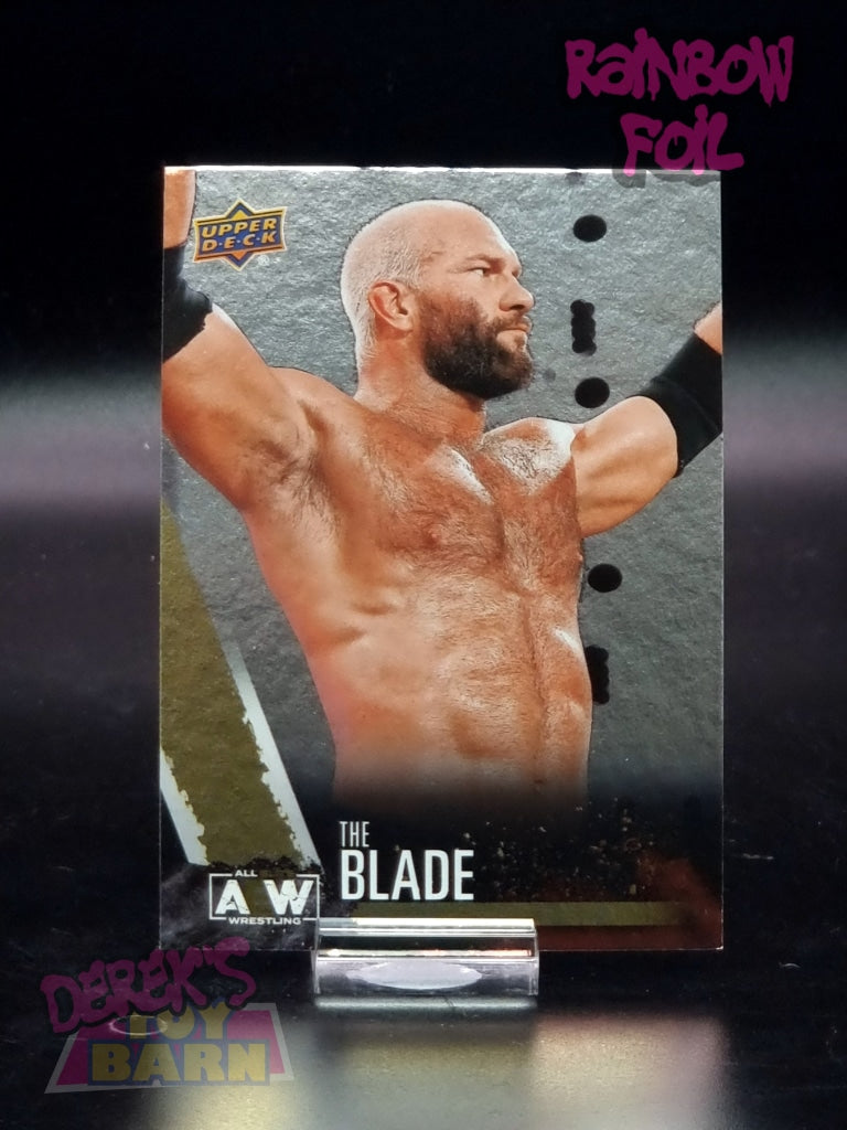 Aew Upper Deck 1St Edition 2021 Rainbow Foil Set Single Card #17 The Blade