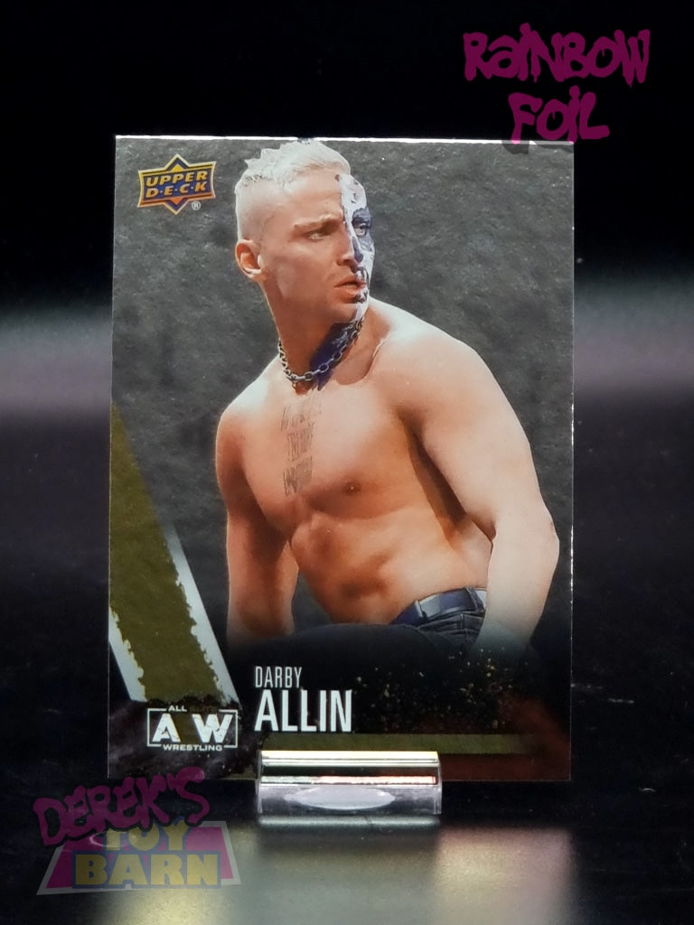 Aew Upper Deck 1St Edition 2021 Rainbow Foil Set Single Card #33 Darby Allin