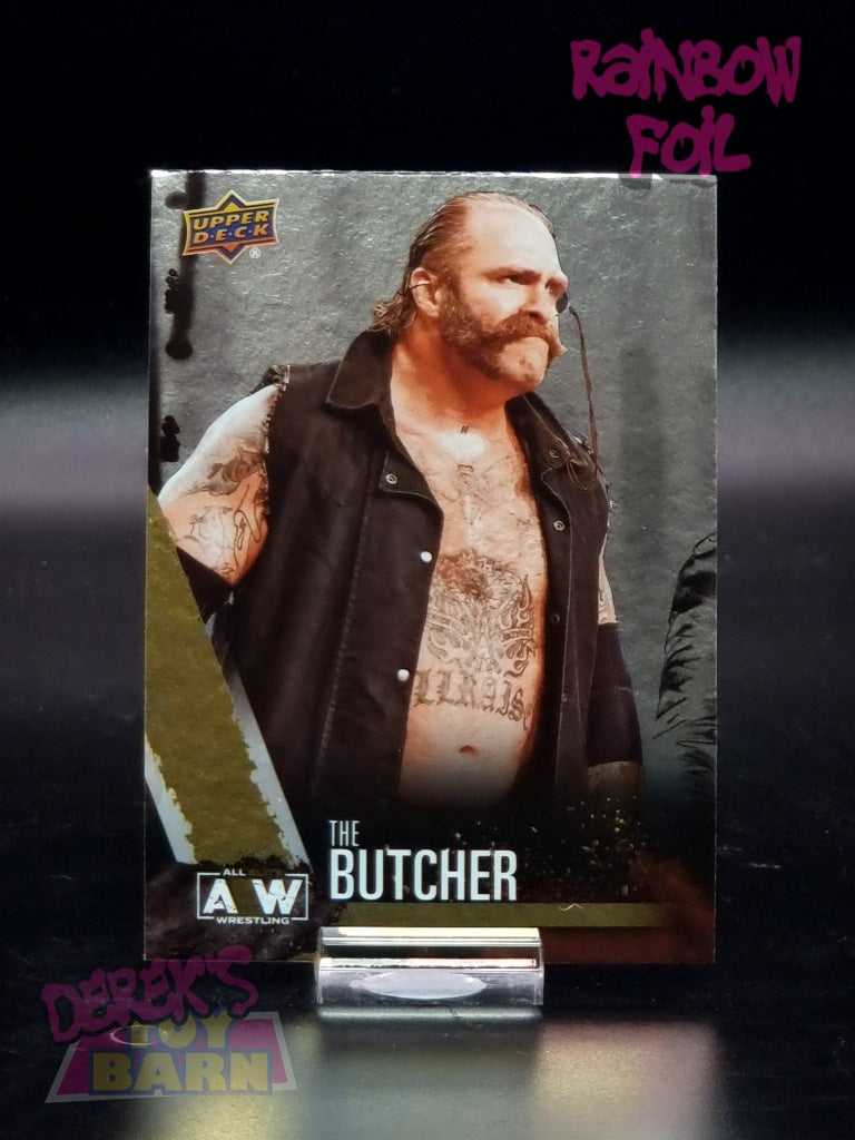 Aew Upper Deck 1St Edition 2021 Rainbow Foil Set Single Card #38 The Butcher