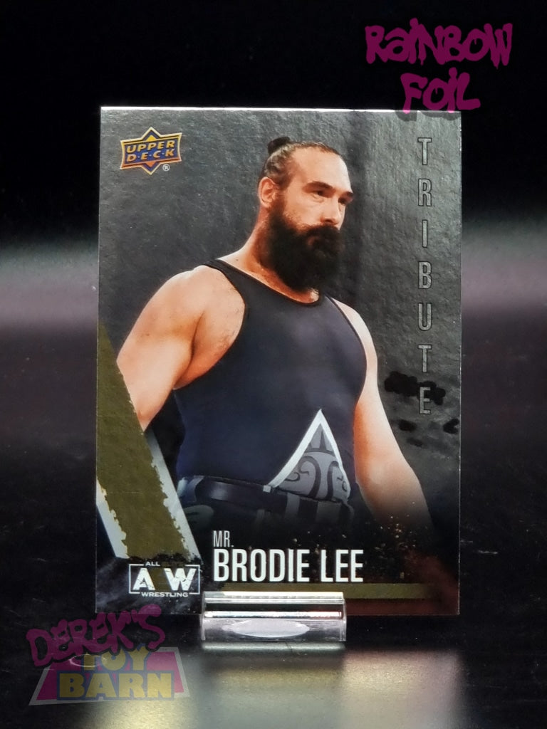 Aew Upper Deck 1St Edition 2021 Rainbow Foil Set Single Card #60 Mr. Brodie Lee