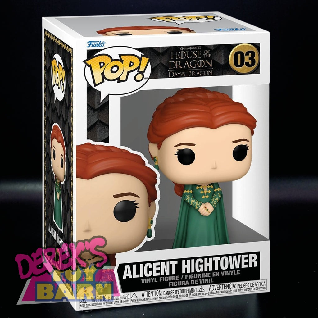 Funko POP! House of The Dragon - Alicent Hightower Bundled with a Byron's  Attic Pop Protector