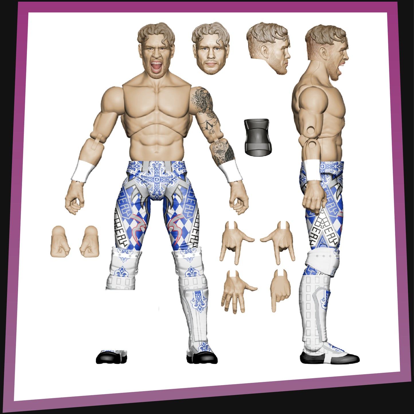 Will Ospreay (Purple & White) - AEW Ringside Exclusive Jazwares *ETA: DECEMBER*