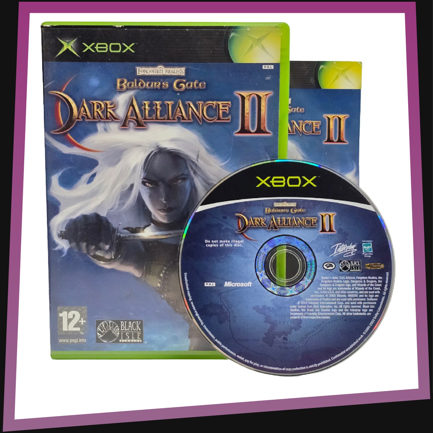 Baldur's Gate - Dark Alliance II 2 - Microsoft Xbox CIB - 2003