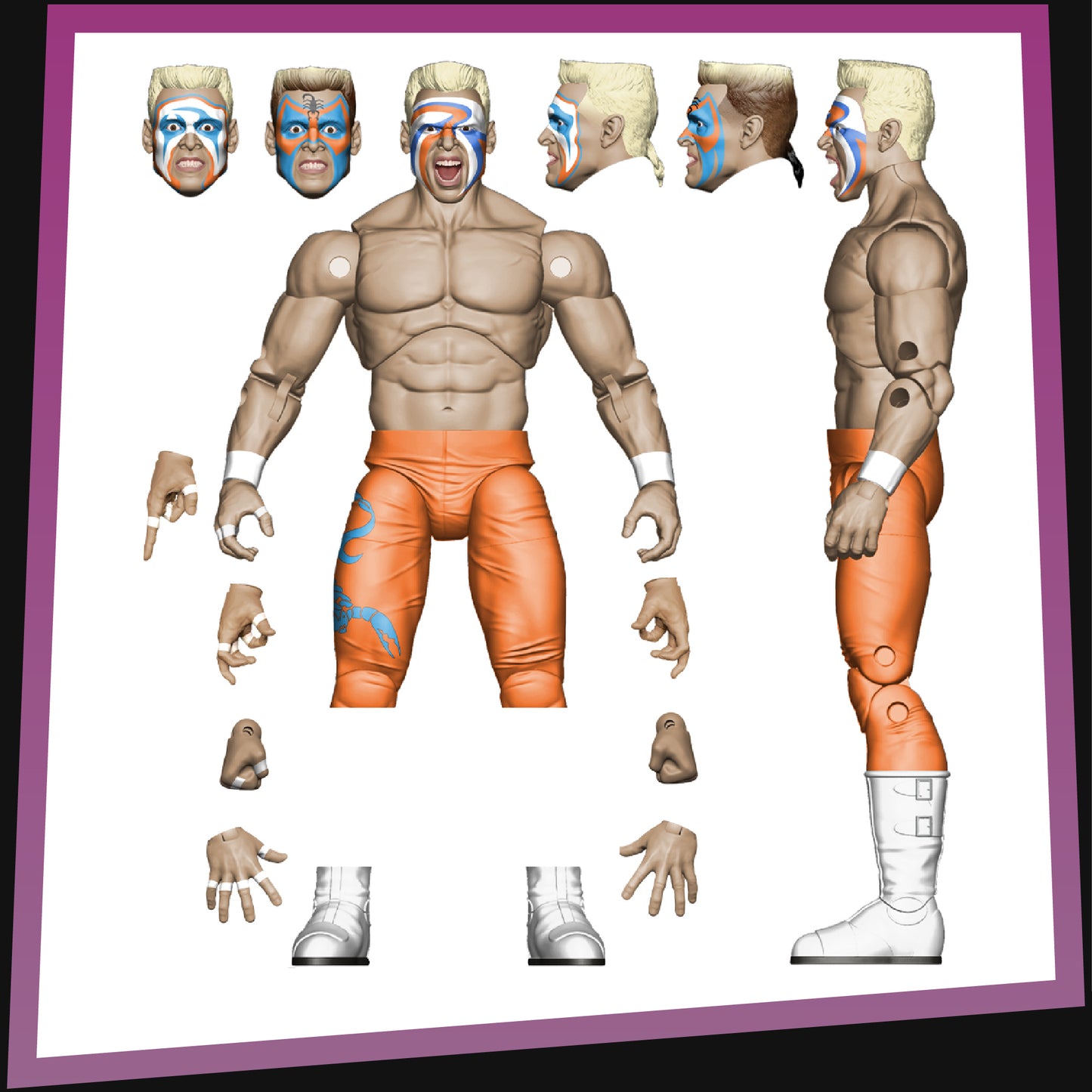 Surfer Sting (Orange Tights) - AEW Ringside Exclusive Jazwares *ETA: DECEMBER*