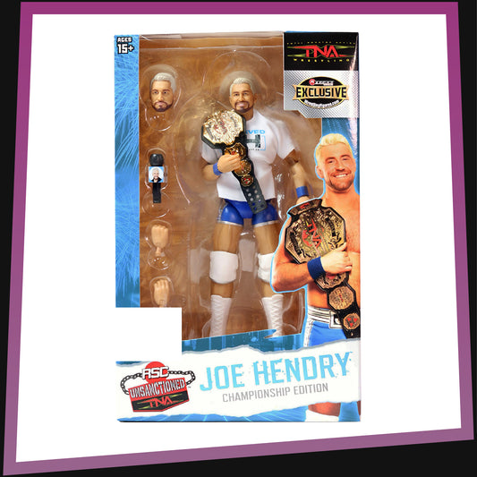 Joe Hendry TNA Championship Edition - RSC Unsanctioned Ringside Exclusive TNA WWE *BACK ORDER - ETA: EARLY APRIL*