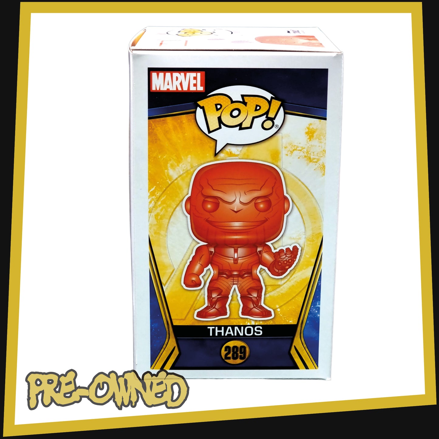Thanos - Marvel Avengers: Infinity War Red Chrome Walmart Exclusive #289 Funko POP! 3.75"