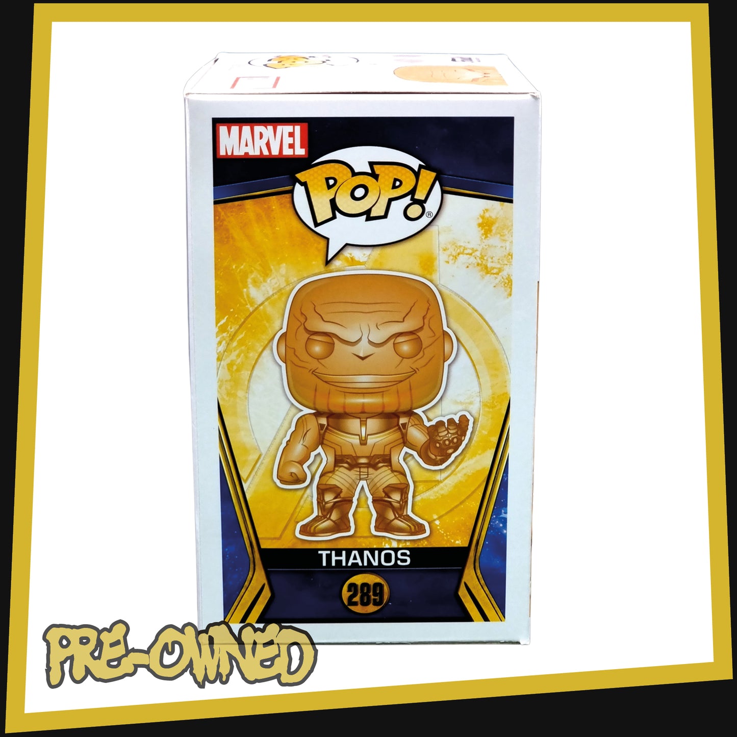 Thanos - Marvel Avengers: Infinity War Orange Chrome Walmart Exclusive #289 Funko POP! 3.75"