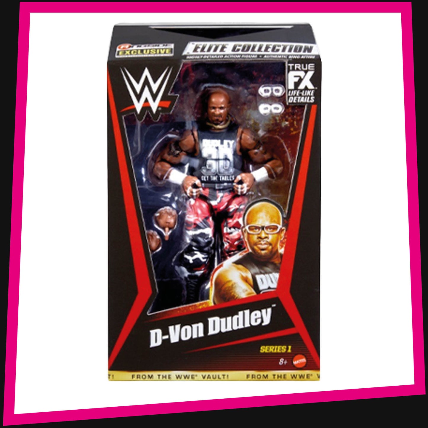 D-Von Dudley - Elite Collection From The Vault Series 1 Ringside Collectibles Exclusive WWE Mattel