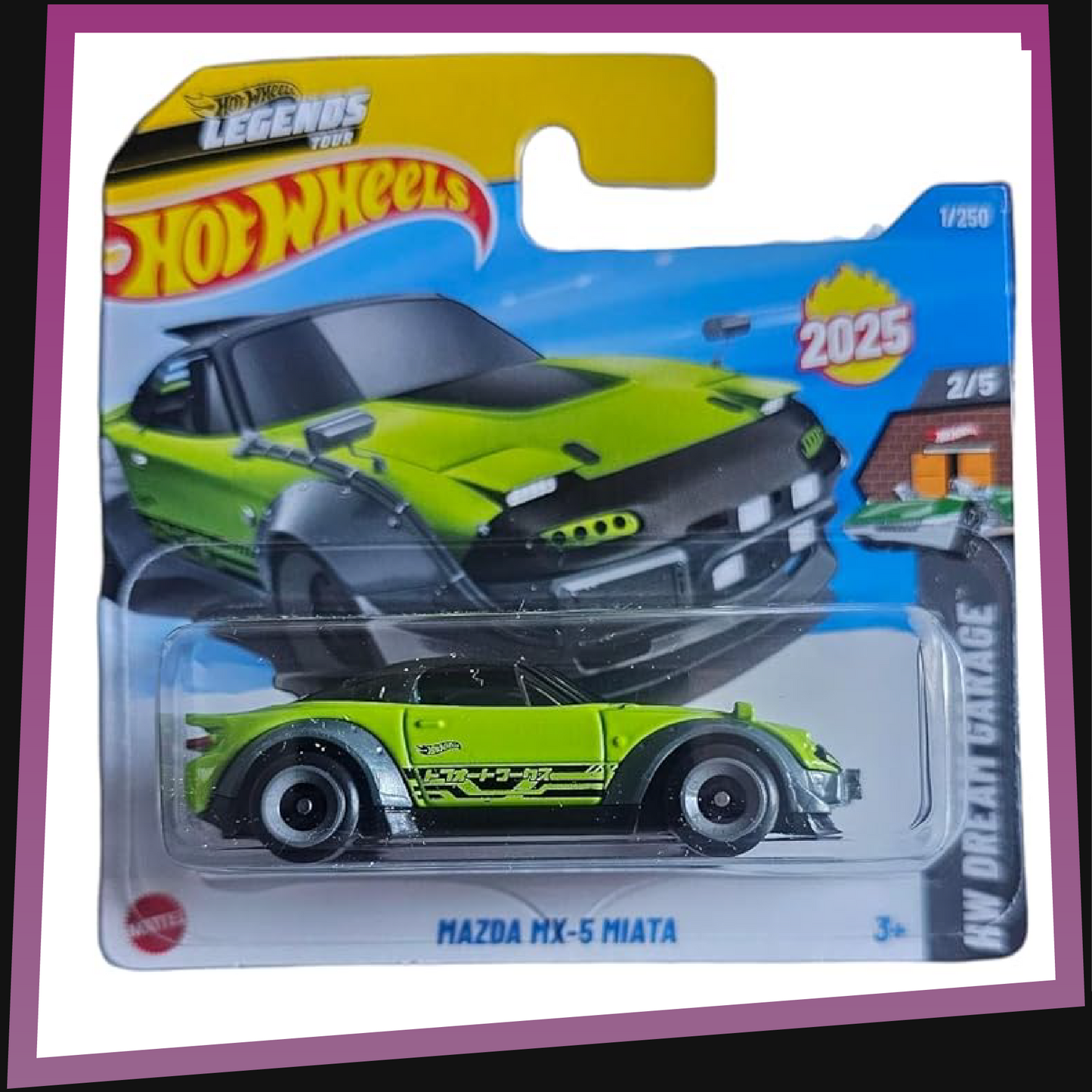 Mazda MX-5 Miata - 1/250 Hot Wheels 1:64 HYX57
