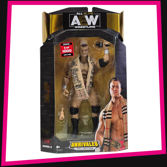 MJF - 1 of 1000 Chase Edition AEW Unrivaled Collection: Series 2 #16 Jazwares