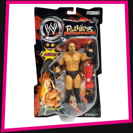 Goldberg - WWE Ruthless Aggression: Series 4 2003 Jakks Pacific MOC