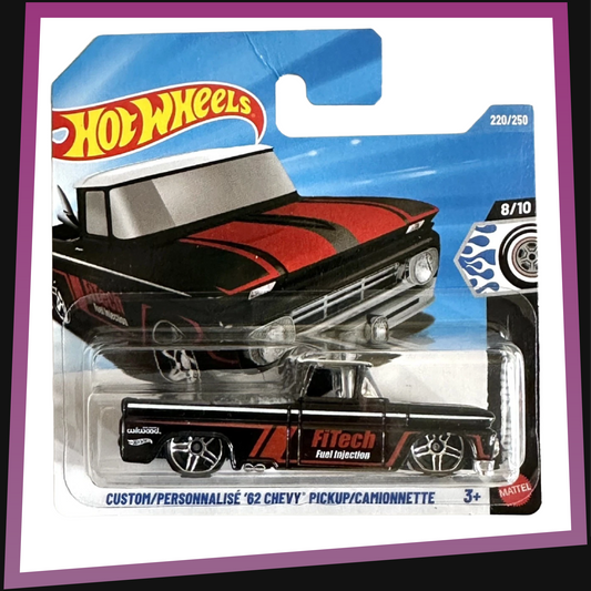 Custom/Personnalise '62 Chevy - 220/250 Hot Wheels 1:64 JJK49