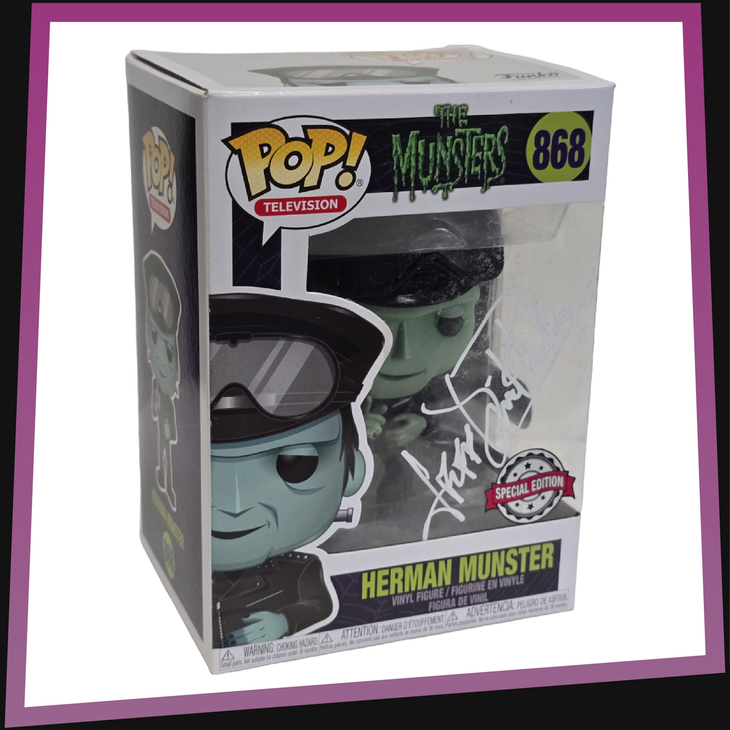 Merman Munster signed by Jeff Daniel Phillips - The Munsters #867 Funko POP! Television 3.75"