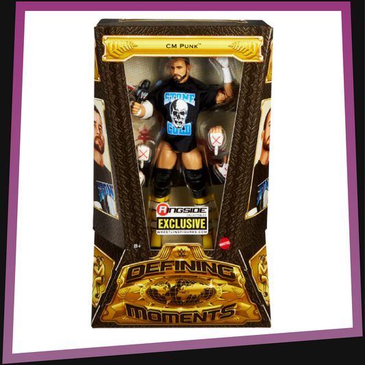 CM Punk (Pipe Bomb) - Defining Moments Ringside Collectibles Exclusive WWE Mattel ETA: OCT