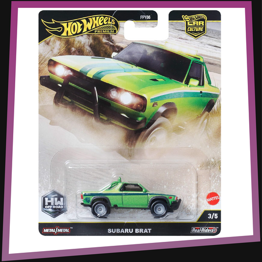 Subaru Brat - 3/5 Hot Wheels Premium 1:64 FPY86