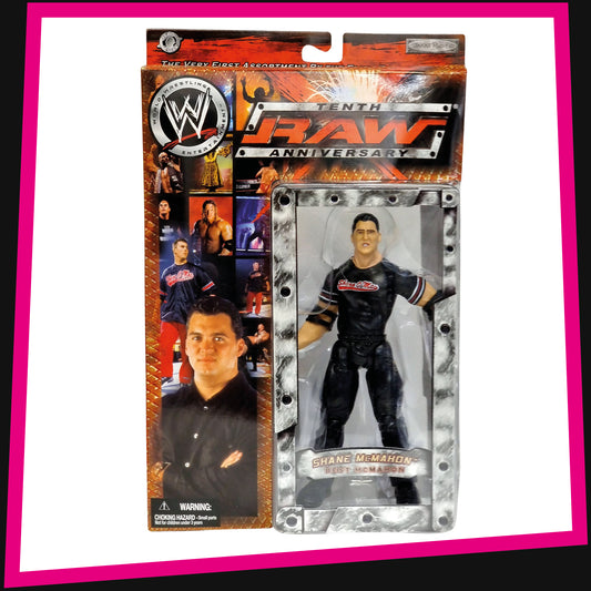 Shane McMahon - WWE Raw Tenth Anniversary 2003 Jakks Pacific MOC