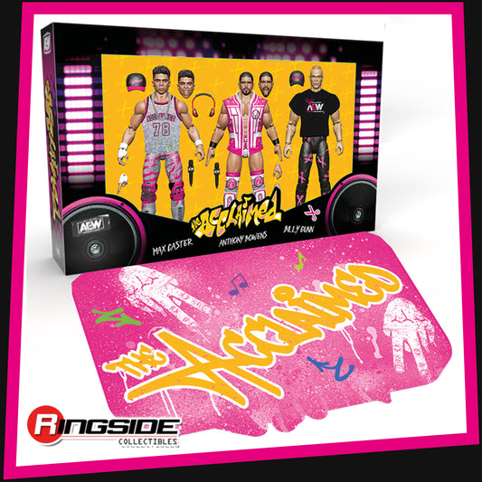 The Acclaimed 3-Pack (Max Caster, Anthony Bowens & Billy Gunn) - Ringside Collectibles Exclusive AEW Jazwares