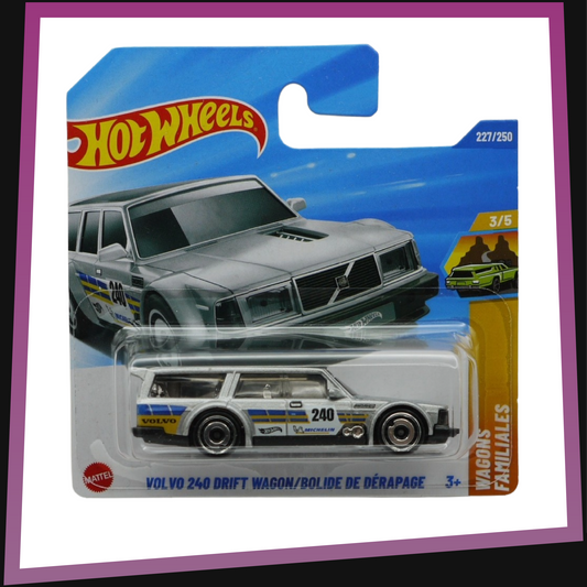 Volvo 240 Drift Wagon - 227/250 Hot Wheels 1:64 JBB40