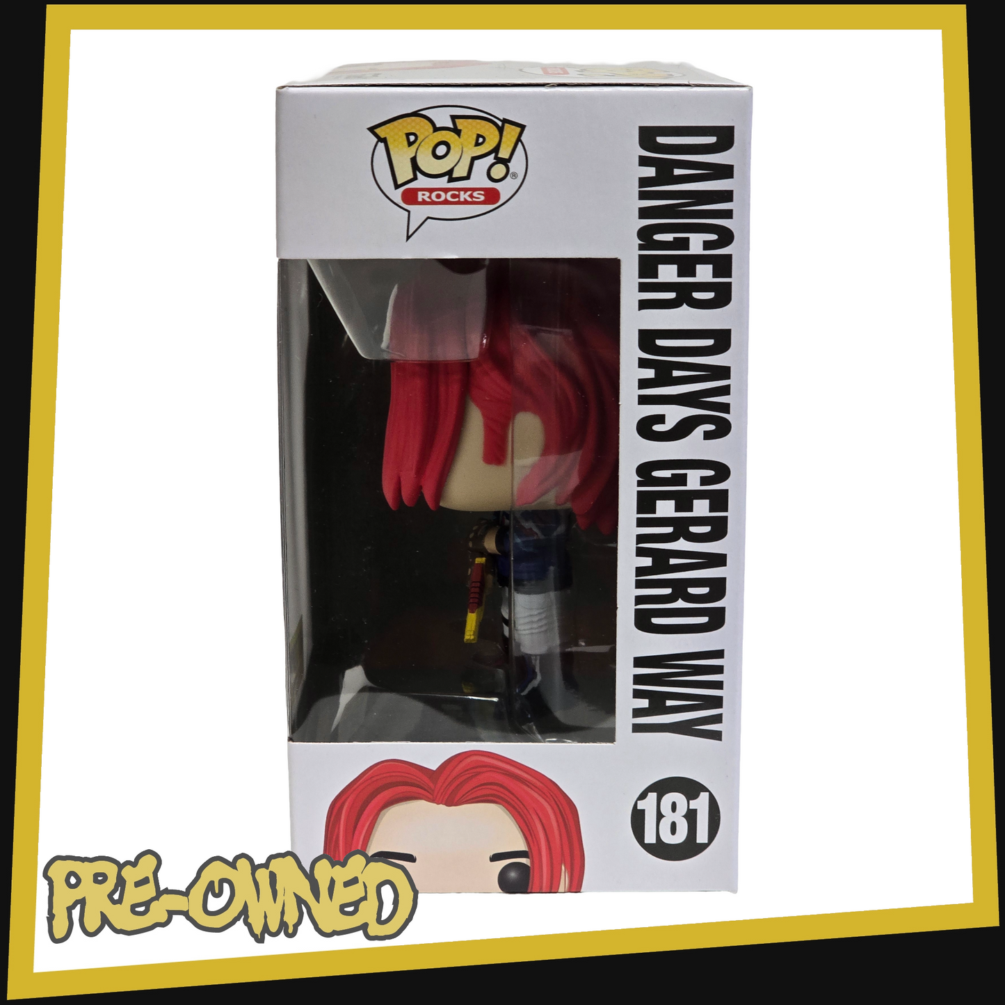 Danger Days Gerard Way - MCR My Chemical Romance Hot Topic Exclusive #181 Funko POP! Rocks 3.75"