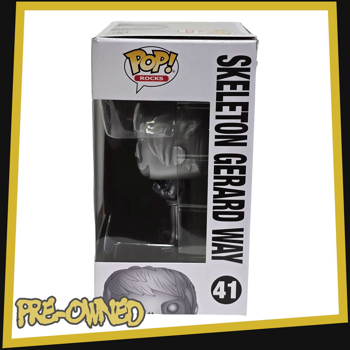 Skeleton Gerard Way - MCR My Chemical Romance #41 Metallic Hot Topic Exclusive Funko POP! Rocks 3.75"